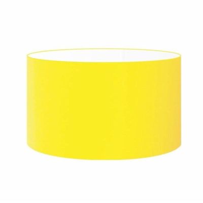 Cúpula Abajur Cilíndrica Cp-7025 ø50x30cm Amarelo