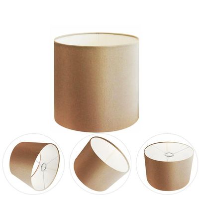 Cúpula Abajur Cilíndrica Cp-7008 ø20x25cm Palha