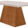 Mesa Para Sala De Jantar Aida 180cm Em Mdf E Vidro Off White Imbuia Ripado