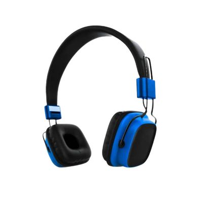 Fone de Ouvido Infantil Azul Dobrável Com Fio Headset