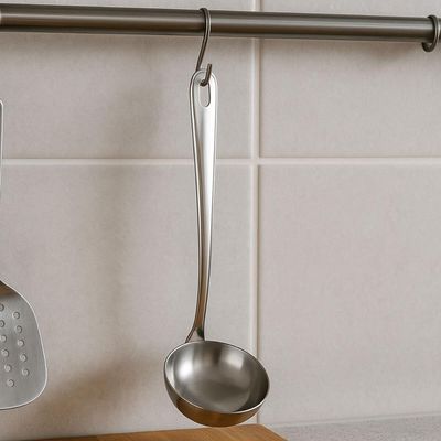 Kit 24 Conchas de Sopa Feijão em Aço Inox Utensílios de Cozinha Taumer para Restaurante e Buffet