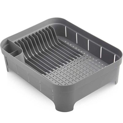 Kit Dispenser de Detergente Lixeira 4,7L Escorredor de Louça Chumbo Organizadores de Pia Cozinha