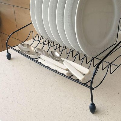 Kit Protetor de Pia e Escorredor de Louças Pratos Talheres Copos Preto Organizador Bancada Cozinha