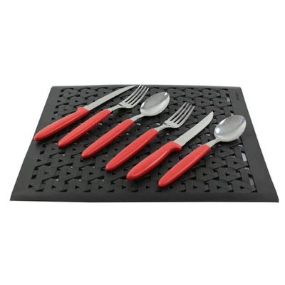 Kit Protetor de Pia e Escorredor de Louças Pratos Talheres Copos Preto Organizador Bancada Cozinha