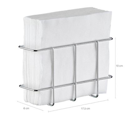 Porta Guardanapo de Mesa Cromado Guardanapeira Restaurante Lancheria Mesa Posta Utimil
