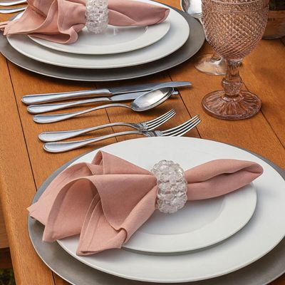 Aparelho de Jantar Maria Augusta Porcelana 30 Peças Tramontina Mesa Posta Branca