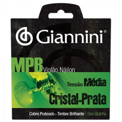 Encordoamento Para Violão Genws Serie Mpb Nylon Medio Giannini