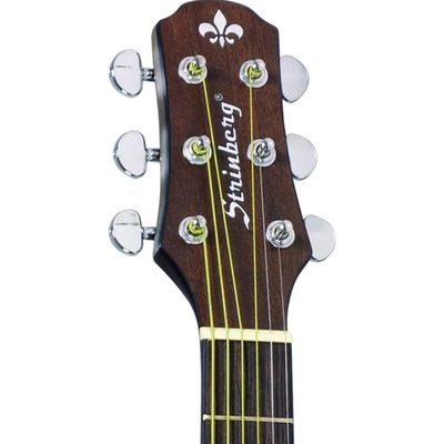 Violão Eletroacústico Strinberg Sd200c Aço Fosco Tobacco Satin