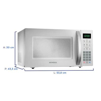 Micro-ondas 34l Mondial Mo-02-34 - 5617-02 Branco 220V