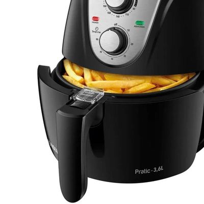 Fritadeira Air Fryer Mondial 3,6l Af36 - 75992-01 Preto-inox 110V