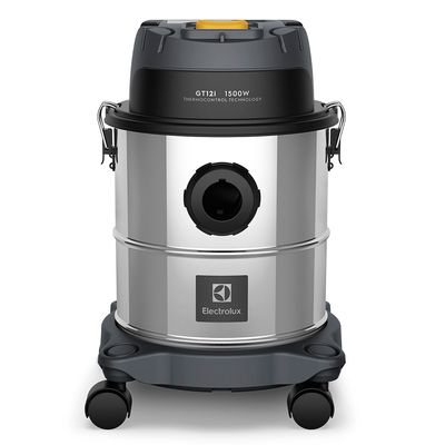Aspirador de Pó e Água Electrolux 1500W 12L com ThermoControl e Função Sopro Inox (GT12l) 220V