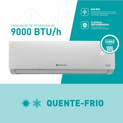 Ar-Condicionado Split 9000 BTU/h Prime Air 9QC Quente e Frio 220V