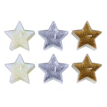 Kit de Velas Cazza Star Glitter 6 Peças