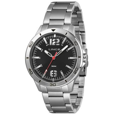 Relógio Lince Masculino Ref: Mrmm011l46 P2sx Casual Preteado
