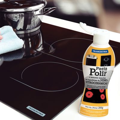 Pasta de Polir Remoção de Manchas de Vidro e Vitrocerâmicas 200g  - Tramontina 94537/005