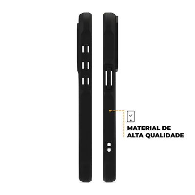 Kit Capa Dual Shock Sense e Pelicula Ultra Glass para iPhone 15 Pro Max - Gshield