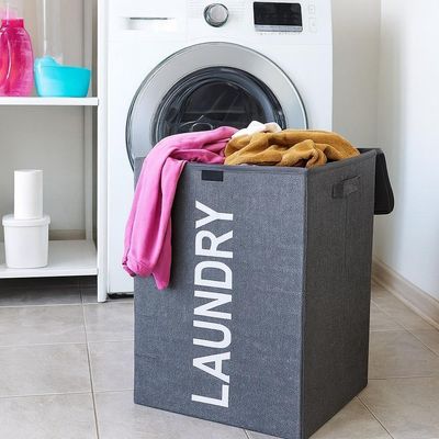 Cesto Roupa Suja Organizador Multiuso Dobravel Roupeiro Lavanderia Quarto Banheiro Com Tampa Portatil