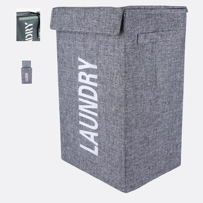 Cesto Roupa Suja Organizador Multiuso Dobravel Roupeiro Lavanderia Quarto Banheiro Com Tampa Portatil