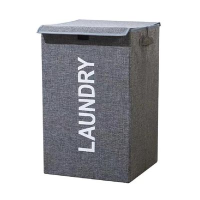 Cesto Roupa Suja Organizador Multiuso Dobravel Roupeiro Lavanderia Quarto Banheiro Com Tampa Portatil