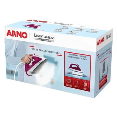 Ferro Arno A Vapor Essentialgliss - Fmq - 1830009066 Branco-rosa 110V