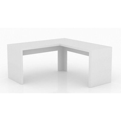 Mesa de Canto para Home Office ME4116 Branco Tecno Mobili
