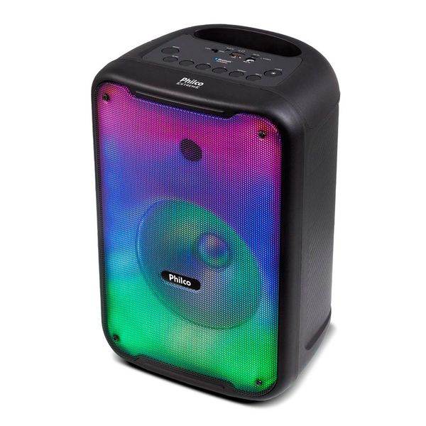 Caixa de Som Amplificada Bluetooth Philco 250W PCX3800 Flash Lights