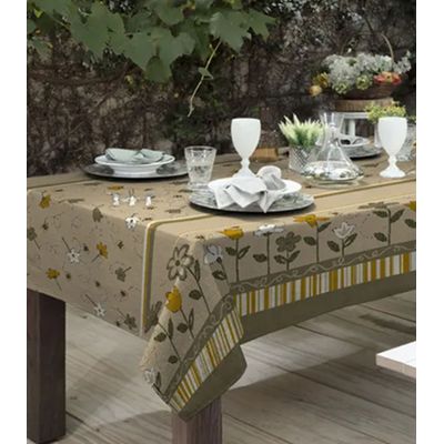 Toalha Mesa Quadrada Gourmet 140x140cm Sortido Raner