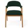 Cadeira de Jantar e Estar Living Estofada Nadja L02 Suede Verde Musgo - Lyam Decor