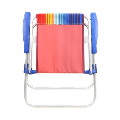 Cadeira de Praia Alta em Oxford e Alumínio Color Comfort Estampas Sortidas Bel Único