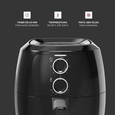 Fritadeira Elétrica WAP Family 4l WAFF2-P 220V