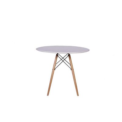 Mesa Jantar Branca + 3 Cadeiras Slim Preta Magazine Decor