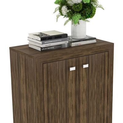 Balcão Escritório Com 2 Portas Multimóveis Cr25013 Nogal