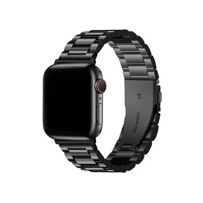 Pulseira para Apple Watch 38 / 40 / 41 MM - Metal Armor - Preta - Gshield