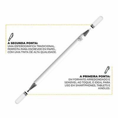 Caneta Dinamic - Touch e esferográfica - para celular, tablet, iPad e kindle - Gshield