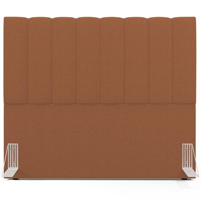 Cabeceira Cama Box Casal 140 cm Dália W01 Bouclê Terracota - Lyam Decor