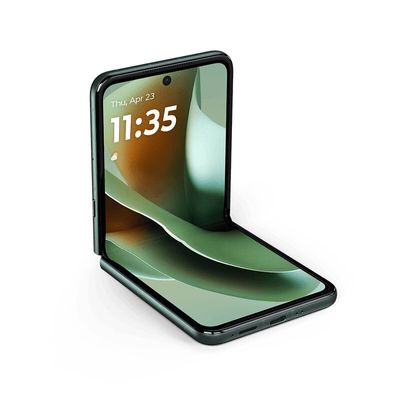 Smartphone Motorola Razr 60 Ultra 5G - Verde, 1TB, 32GB (16GB RAM+16GB Ram Boost), Câmera 50 MP e Tela de 7"
