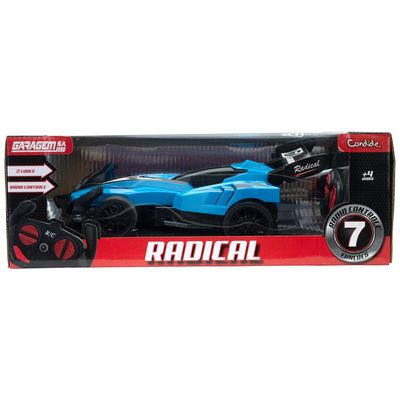Veículo Controle Remoto 7 Funções Garagem S.A. Radical - Azul