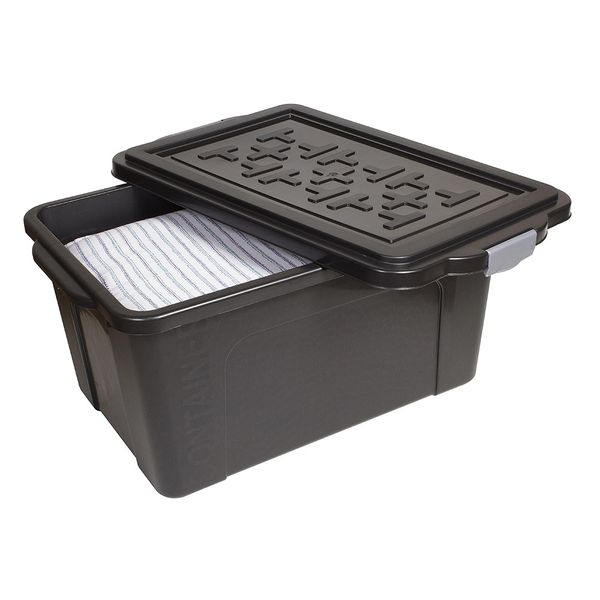 Caixa Organizadora São Bernardo Container em Plástico Preto 70L Caixa Organizadora São Bernardo Container em Plástico Preto 70L