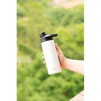 Garrafa Squeeze 600ml Fit - branco
