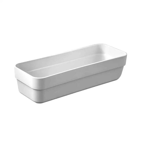 Organizador de Gavetas Martiplast Logic Plástico Branco M 8,5x23x5,5cm Organizador de Gavetas Martiplast Logic Plástico Branco M 8,5x23x5,5cm