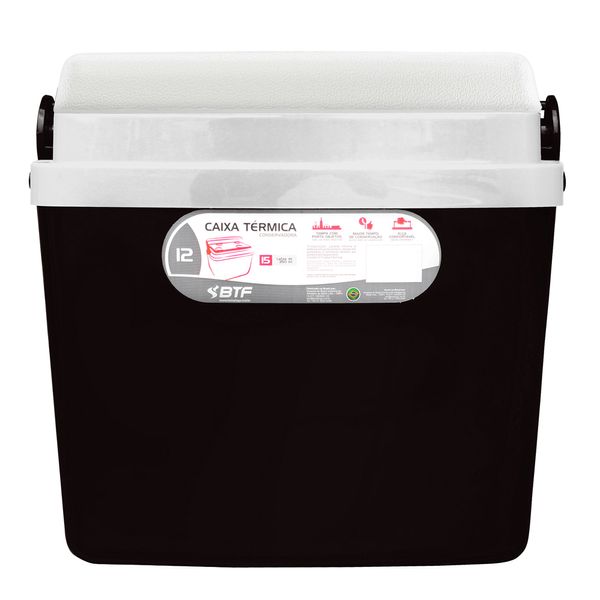 Caixa Térmica Botafogo Preta 12L Caixa Térmica Botafogo Preta 12L