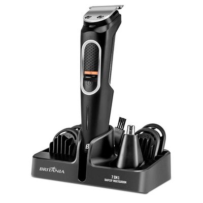 Aparador de Pelos Multigroom 7 em 1 Britânia BAP21P Bivolt Bivolt