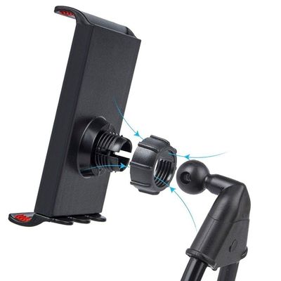 Suporte Celular De Pescoço Articulado Flexível Cama Sofa Pescoço Preto