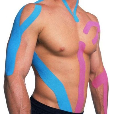 Sto123 - Fita Bandagem Adesiva Elastica 5m Por 5cm Br - Fitness Saude