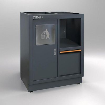 Módulo Fixo 7 Gavetas Lixeira Embutida C45pro Ms Beta