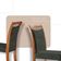 Mesa Noronha 180cm Tampo Com Vidro Laqueado Com 6 Cadeiras Jade Off White Imbuia Natural