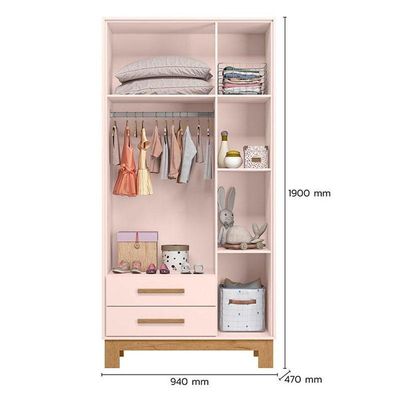 Quarto De Bebê Q Encanto Slim Rosa Acetinado Com Colchão Tend Tudo – Qmovi