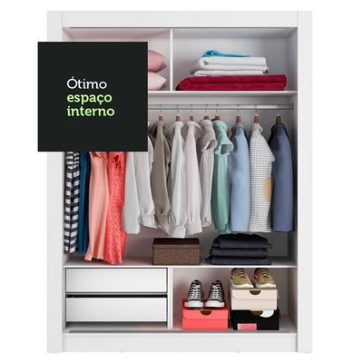 Guarda-roupa Infantil Enzo - 2 Portas de Correr Madesa