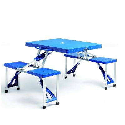 Mesa Camping Praia Com 4 Cadeiras Dobravel Vira Maleta Portatil Mesinha Picnic Pesca Estudo Crianças Com Banquinhos