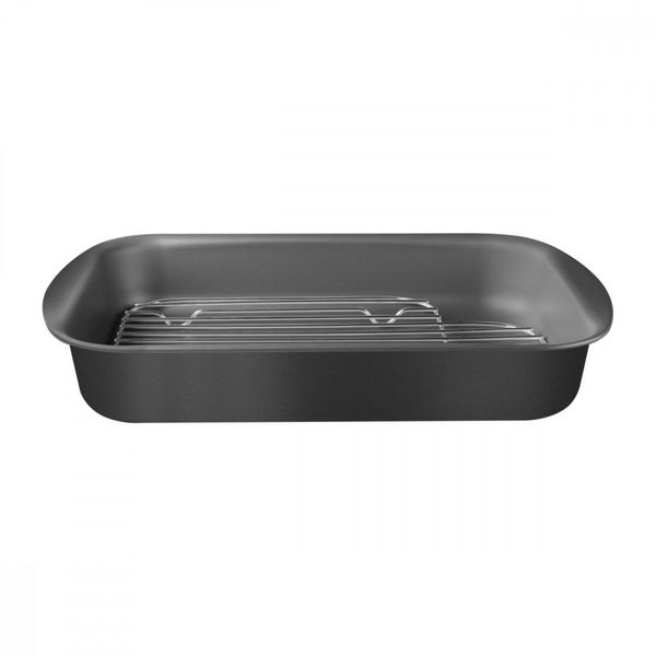 Assadeira com Grelha Tramontina Brasil em Aluminio com Revestimento Interno e Externo Antiaderente Starflon T1 Grafite 3